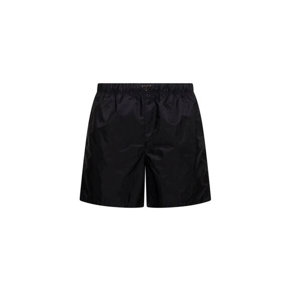 Prada Varie Men Black Re-Nylon Swim Shorts
